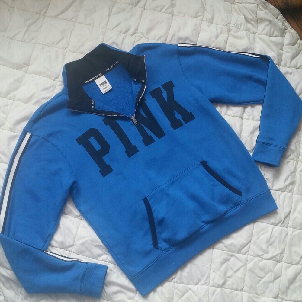 Vs pink limited edition half zip